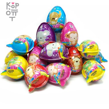 Шоколадное Яйцо Chocolate Biscuits Любимые Зверушки с Игрушкой — Корейские товары для всей семьи(КорОпт)