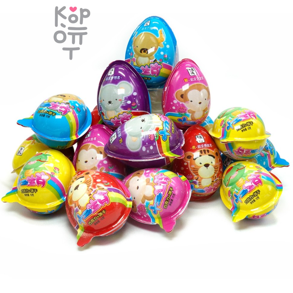 Шоколадное Яйцо Chocolate Biscuits Любимые Зверушки с Игрушкой