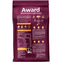 AWARD Сухой корм  для взрослых собак всех пород с Говядиной и Курицей с добавлением Брокколи и Черники.