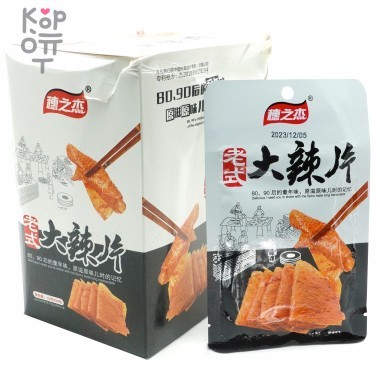 Соевый снэк - Большие острые ломтики, пикантный вкус, 35гр. &mdash; Корейские товары для всей семьи(КорОпт)