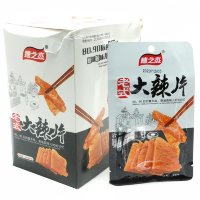 Соевый снэк - Большие острые ломтики, пикантный вкус, 35гр.