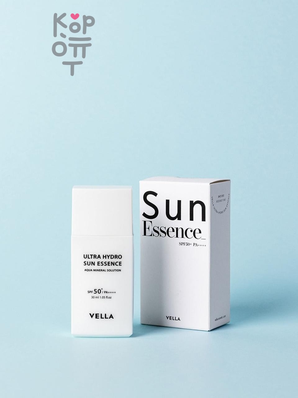 VELLA Ultra Hydro Sun Essence Aqua Mineral Solution SPF 50+PA+++ - Солнцезащитная эссенция SPF 50+PA+++ 50 мл