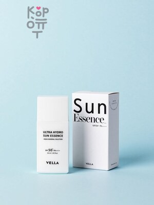 VELLA Ultra Hydro Sun Essence Aqua Mineral Solution SPF 50+PA+++ - Солнцезащитная эссенция SPF 50+PA+++ 50 мл