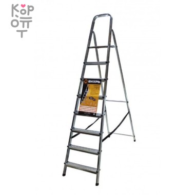 Стремянка стальная ВИХРЬ СС 1х8 — Корейские товары для всей семьи(КорОпт)