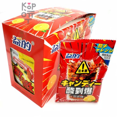 Кислая карамель "Attention" Sour Candy со вкусом Колы