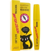 Jigott Cat's Eye Super Lash Mascara - Удлиняющая тушь для ресниц с мягкой кремовой текстурой 12гр.