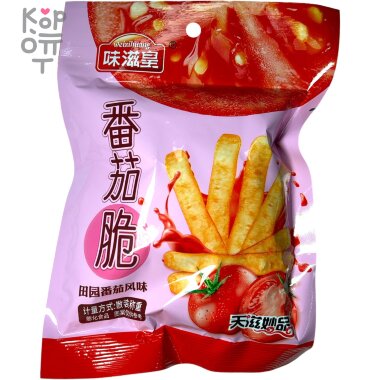 Чипсы Weizihuang Hi Tomato - Хрустящие чипсы со вкусом Томата — Корейские товары для всей семьи(КорОпт)