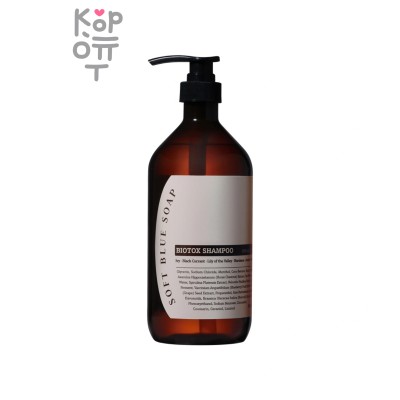 Шампунь, для волос антиоксидантный с ароматом "Голубая свежесть"/Biotox Shampoo Soft Blue Soap, Mumchit