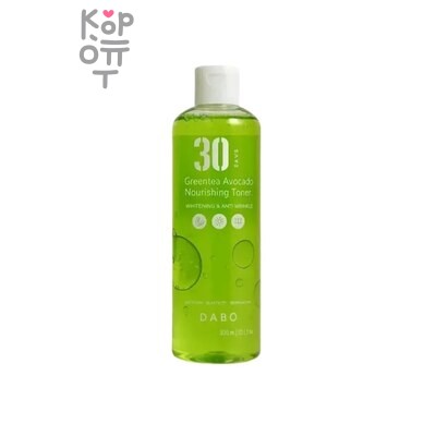 DABO Creentea Avocado Nourishing Toner — Тонер, Питательный с экстрактом зеленого чая и авокадо, 300 г