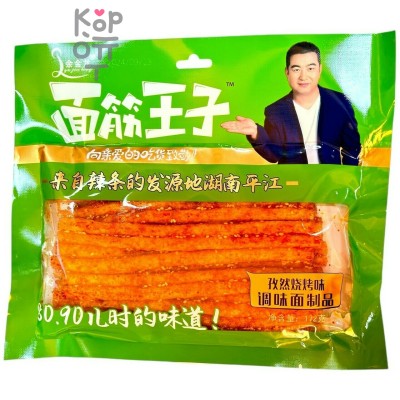 Снэк Yu Jin Foods Депутаты на отдыхе, 172гр. - Пряный пшеничный снек со вкусом шашлыка с тмином