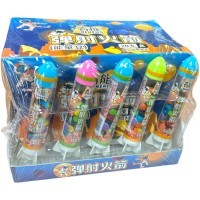 Карамель Qineng Candy Starship с игрушкой, наполненной драже со вкусом спелых фруктов