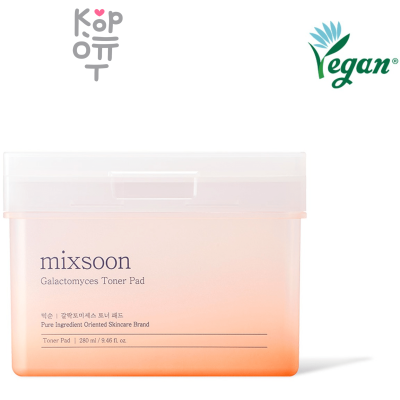 mixsoon Galactomyces Toner Pad - Тонер-пэды с Галактомисисом для осветления кожи 280мл./60шт.  