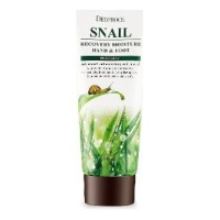Deoproce Snail Recovery Moisture Hand & Foot - Восстанавливающий крем для рук и ног с муцином улитки, 100 мл