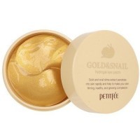 Petitfee Gold & Snail Hydrogel Eye Patch - Патчи под глаза с частичками золота и экстрактом улитки 60шт