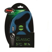 flexi рулетка New Classic M (до 25кг.) 5 м лента синяя
