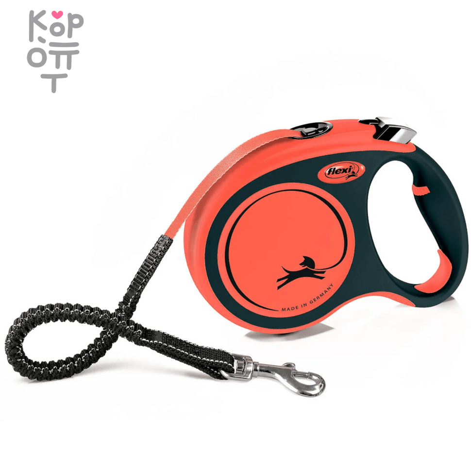 Рулетка flexi XTREME S (до 20 кг) 5 м лента оранжевая, купить с доставкой на дом фото 1 — Корейские товары для всей семьи(КорОпт)