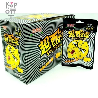 Леденцы супер кислые лимоны Sour Candy Hong Tai со вкусом Лимона &mdash; Корейские товары для всей семьи(КорОпт)
