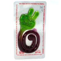 Жевательный фруктовый мармелад Yuanda Hairpin Назад в детство со вкусом фруктов, Странная рука