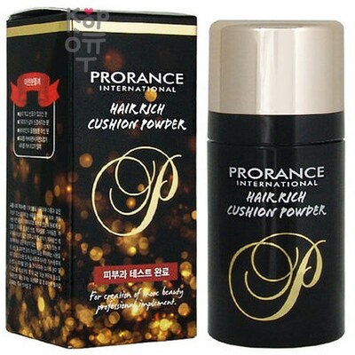 Prorance Hair Rich Cushion Powder Dark Brown - Насыщенная пудра-кушон для волос, тёмно-коричневый, 15 г
