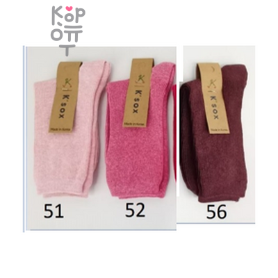 K-SOX Носки женские классические высокие, размер 23-25, Южная Корея
