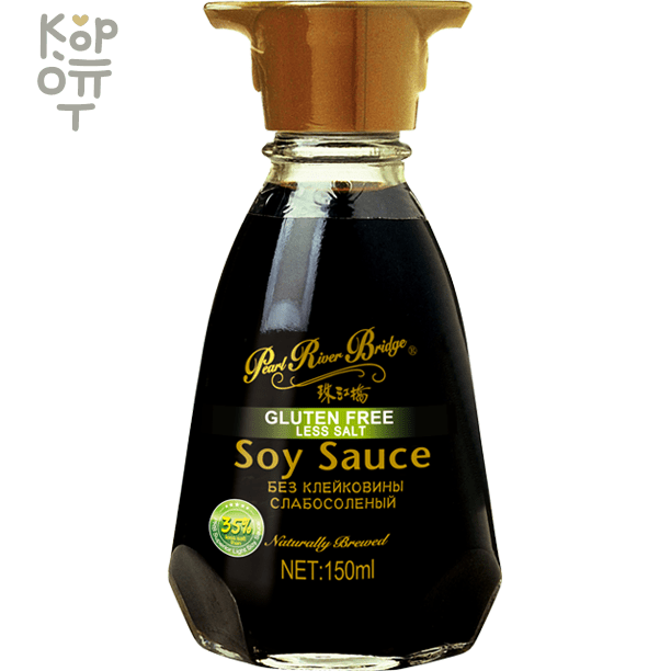 Соус соевый слабосоленый безглютеновый Pearl River Bridge, купить с доставкой на дом фото 1 — Корейские товары для всей семьи(КорОпт)