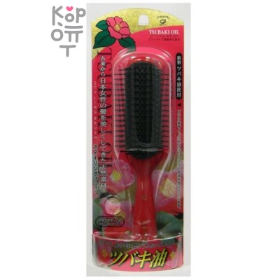 IKEMOTO Tsubaki Oil Styling Brush - Щетка для укладки волос с маслом камелии
