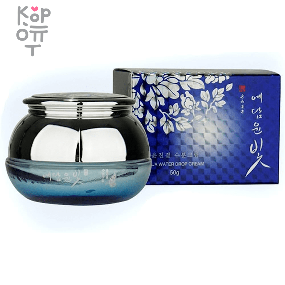 YE DAM YUN BIT JIN GYEOL Aqua Water Drop Cream - Антивозрастной крем для лица с экстрактом Фитоплаценты 50мл., купить с доставкой на дом фото 1 &mdash; Корейские товары для всей семьи(КорОпт)