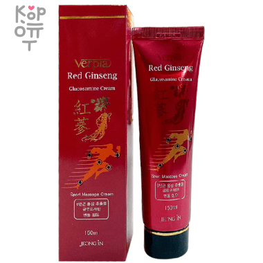 Juno Verpia Red Ginseng Glucosamin Cream - Глюкозамин крем с экстрактом Красного Женьшеня, для всех типов кожи 150гр. &mdash; Корейские товары для всей семьи(КорОпт)