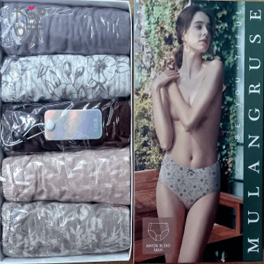 Трусы женские высокие, упаковка 5 штук. Ю.Корея     — Корейские товары для всей семьи(КорОпт)