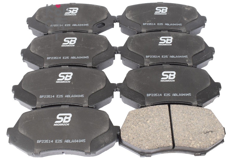 Колодки тормозные дисковые PF-3514 / AN701K / GP-06113 / BP23514 MK449107 / MK529355 (8шт / упак) SB Nagamochi