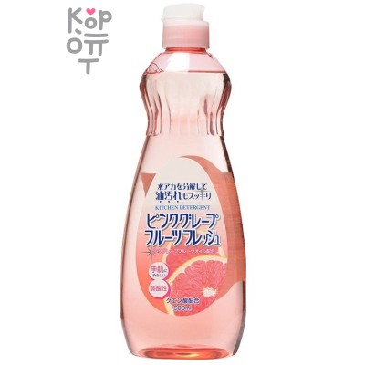 ROCKET SOAP Жидкость для мытья фруктов и посуды Fresh - свежесть грейпфрута, 600мл. 