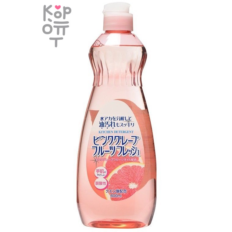 ROCKET SOAP Жидкость для мытья фруктов и посуды Fresh - свежесть грейпфрута, 600мл. 