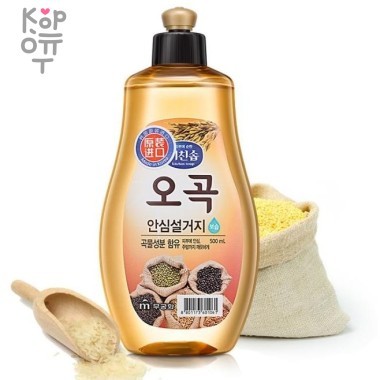 Mukunghwa 5 злаков - Увлажняющее средство для мытья посуды, овощей и фруктов в холодной воде 500мл. — Корейские товары для всей семьи(КорОпт)