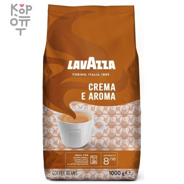 Lavazza Crema e Aroma - Кофе зерновой, средней степени прожарки, 1кг. — Корейские товары для всей семьи(КорОпт)