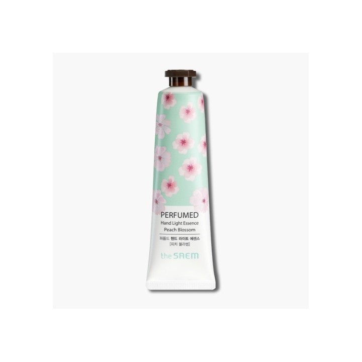 The Saem Perfumed Hand Light Essence Peach Blossom — Лёгкий крем-эссенция для рук «Цветение персика», 30 миллилитров