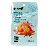 Соевый снэк Supangxie с Острым вкусом Вегетарианской Креветки, 18гр.