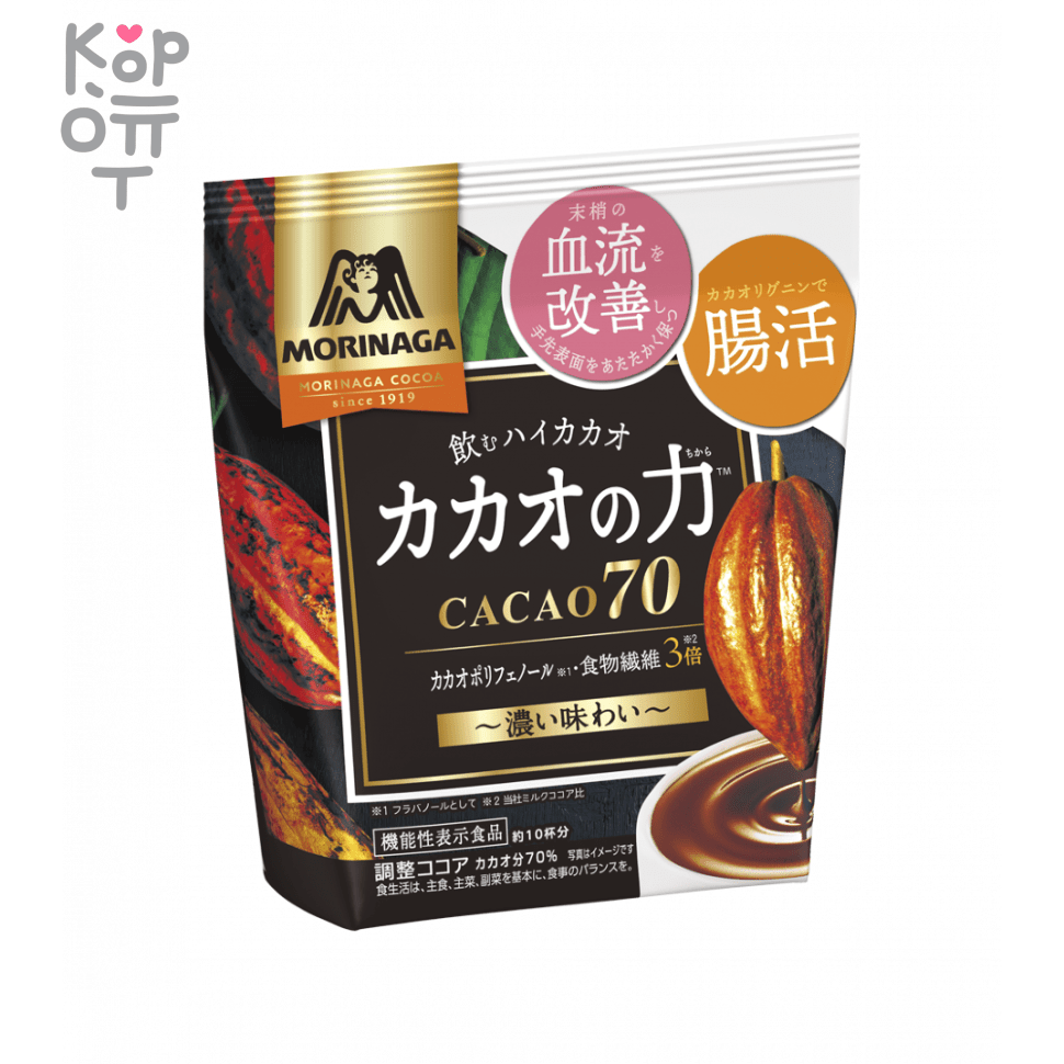 Morinaga COCOA 70 - Какао растворимое 200гр. фото 1 &mdash; Корейские товары для всей семьи(КорОпт)