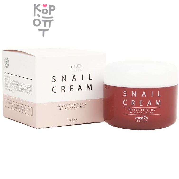 Med B Daily Snail Cream - Крем для лица с муцином улитки для ежедневного ухода 100мл.