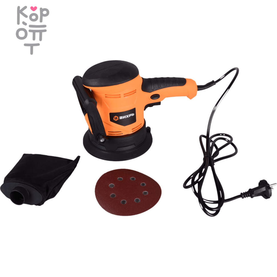 Эксцентриковая шлифовальная машина Вихрь ЭШМ-125Э, купить с доставкой на дом фото 1 &mdash; Корейские товары для всей семьи(КорОпт)