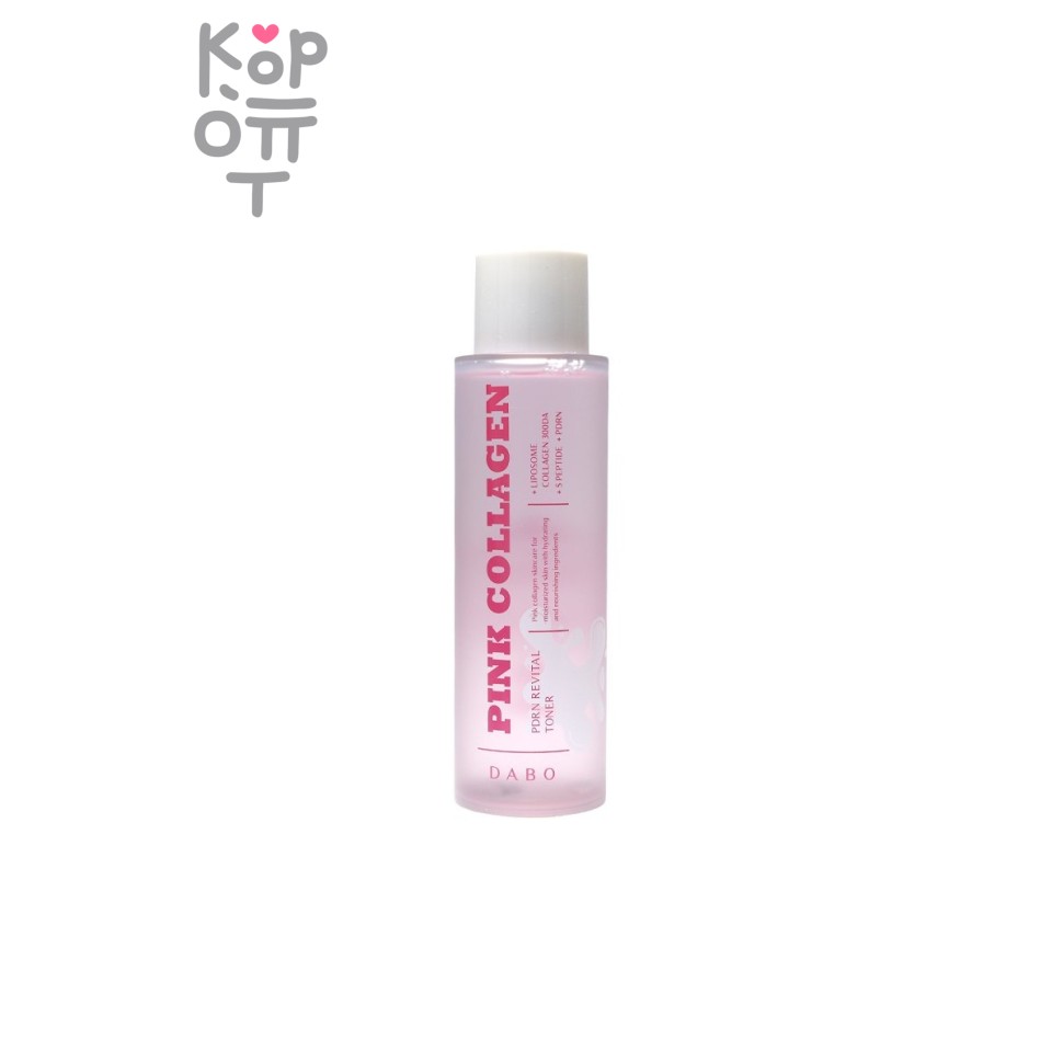 Тонер, с коллагеном, комплексом пептидов и PDRN/Pink Collagen PDRN Revital Toner, DABO