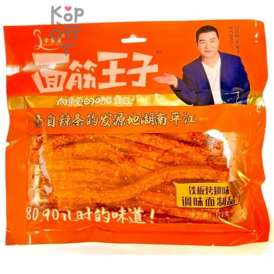 Снэк Yu Jin Foods Депутаты на отдыхе, 172гр. - Пряный пшеничный снек со вкусом крылышек гриль