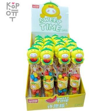 Карамель Niham Candy Happy Look с игрушкой, наполненной драже со вкусом спелых фруктов — Корейские товары для всей семьи(КорОпт)