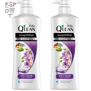 LION Q^Lean Soft and Smooth - Шампунь против перхоти, мягкость и гладкость — Корейские товары для всей семьи(КорОпт)