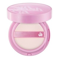 Unleashia Don't Touch Glass Pink Cushion SPF50+ PA++++ - Тональный кушон с сияющим финишем, 15 г