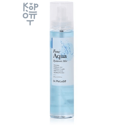 Dr.Meloso Focus Aqua Hyaluronic Mist - Мист для лица с гиалуроновой кислотой 125 мл