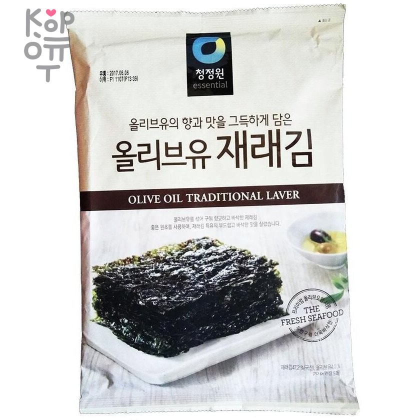 Морская капуста с оливковым маслом 4,5гр., купить с доставкой на дом фото 1 — Корейские товары для всей семьи(КорОпт)