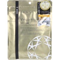 StayFree I-samu Veganior VC-100 Face Mask Premium 10P- Интенсивно увлажняющая веганская премиум маска для лица, 10шт.