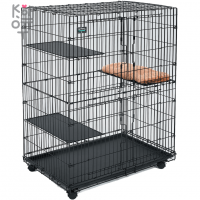 MidWest Cat Playpens - Двухэтажная клетка для кошек, 91х60х128h см.