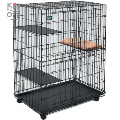 MidWest Cat Playpens - Двухэтажная клетка для кошек, 91х60х128h см.