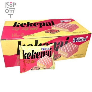 KekePai Mailebao - Нежный КекеПай - пирог с сочной начинкой со вкусом белого Персика &mdash; Корейские товары для всей семьи(КорОпт)
